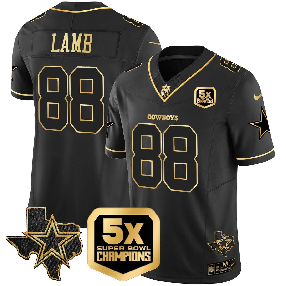 DAL 5x Super Bowl Champions Vapor Limited Jersey - image 30