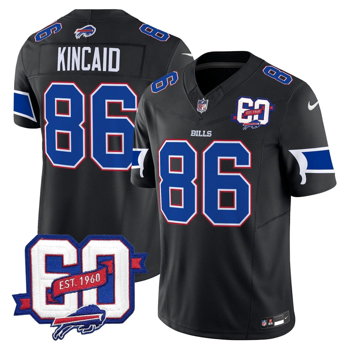 BUF 60th Anniversary Patch Vapor Limited Jersey - image 24
