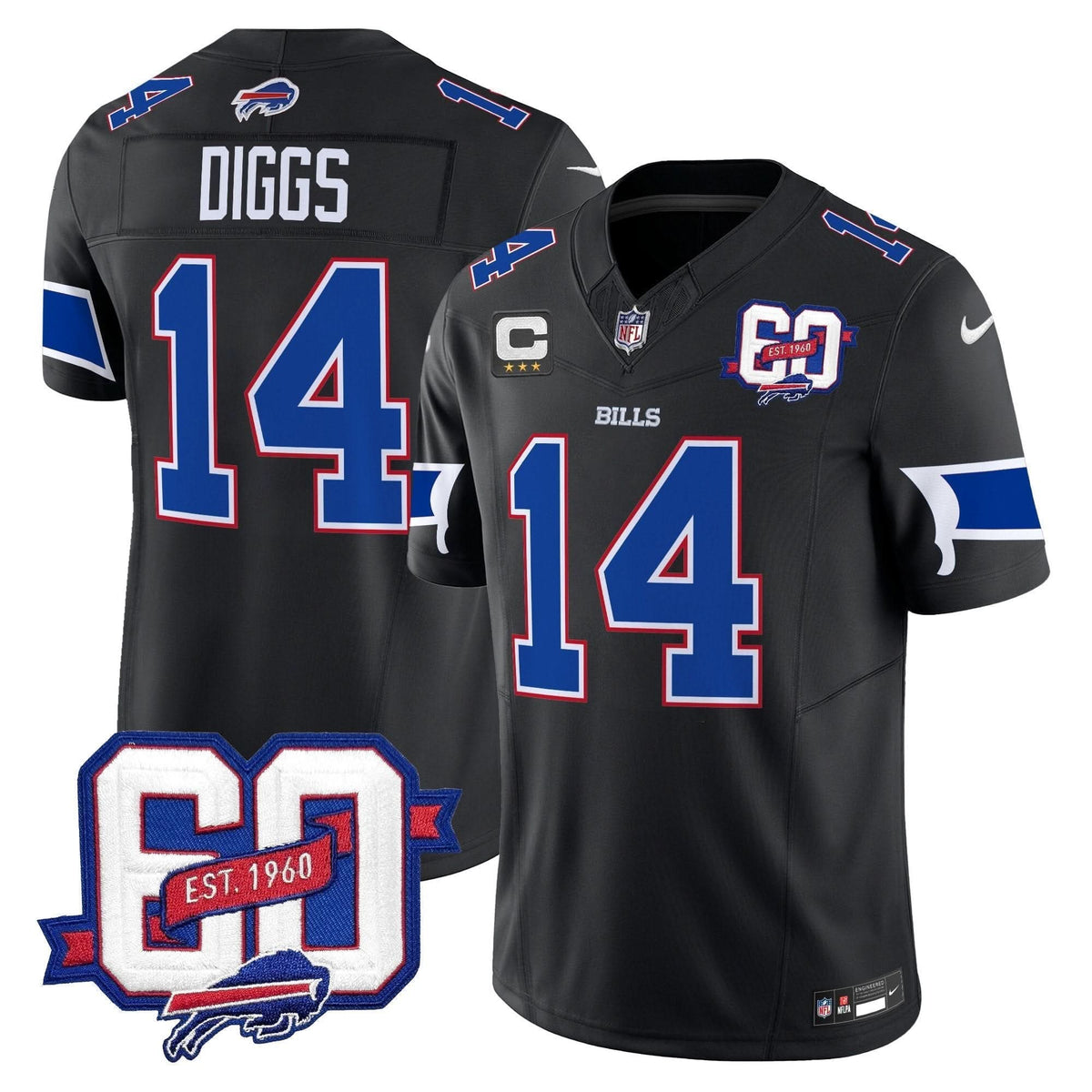 BUF 60th Anniversary Patch Vapor Limited Jersey - image 21