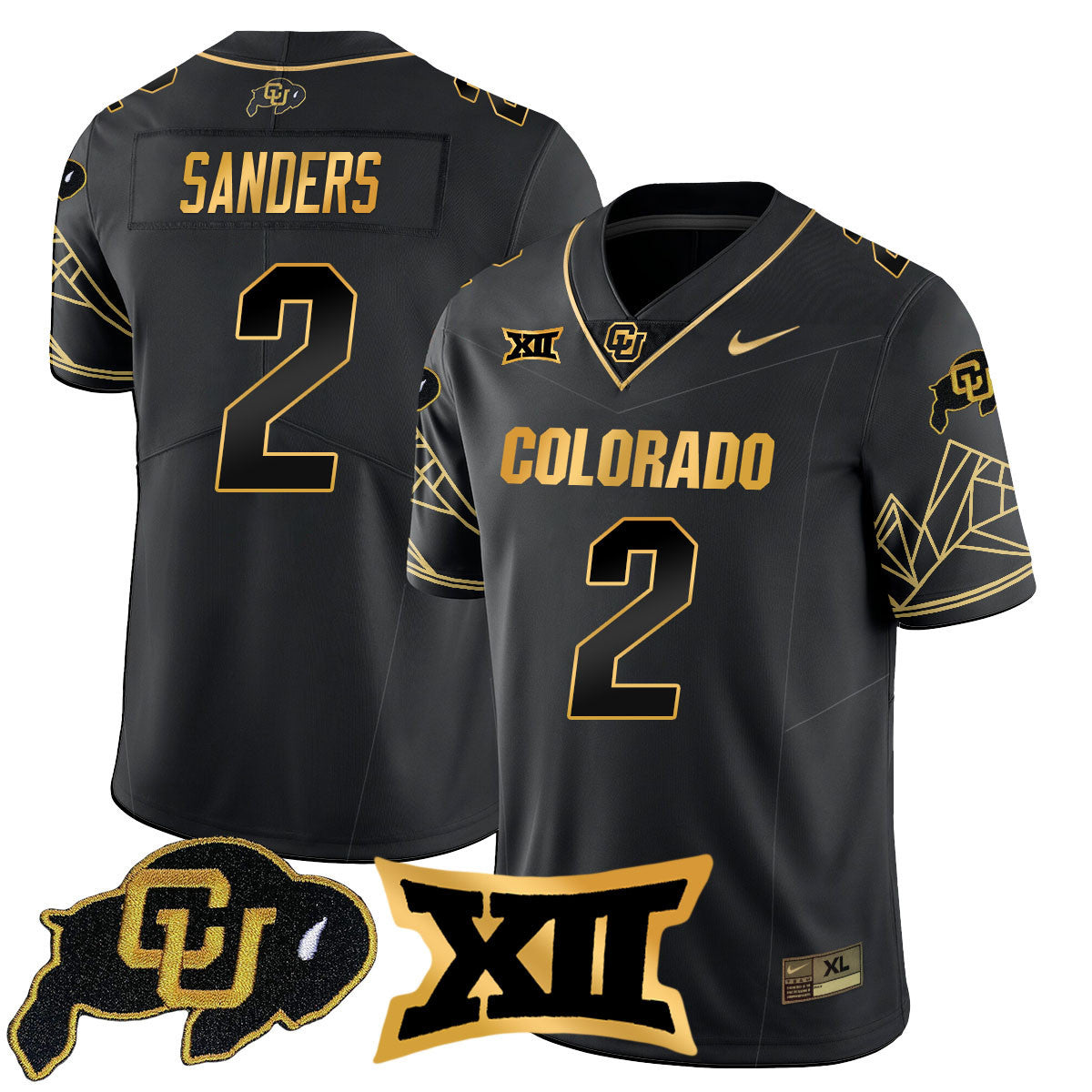 Women's Colorado Buffaloes 2024 Vapor Limited Gold Jersey N3 - All Stitched - image 16