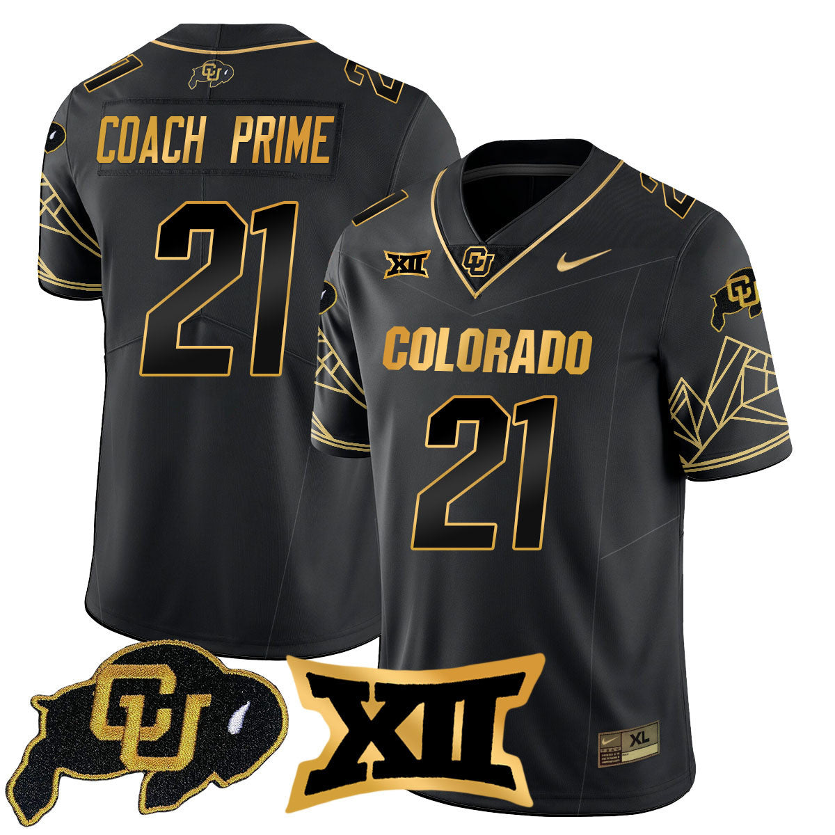 Women's Colorado Buffaloes 2024 Vapor Limited Gold Jersey N3 - All Stitched - image 11