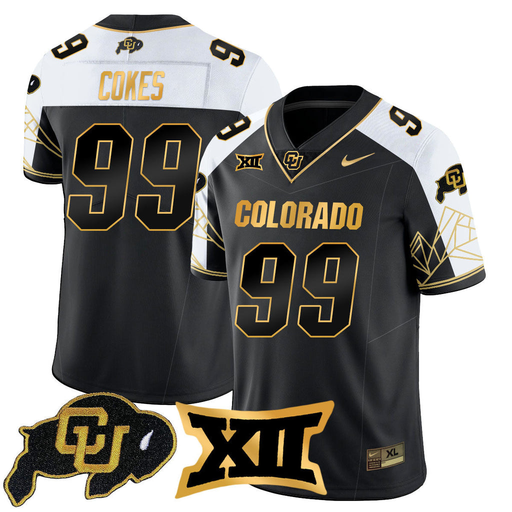 Women's Colorado Buffaloes 2024 Vapor Limited Gold Jersey N3 - All Stitched - image 3