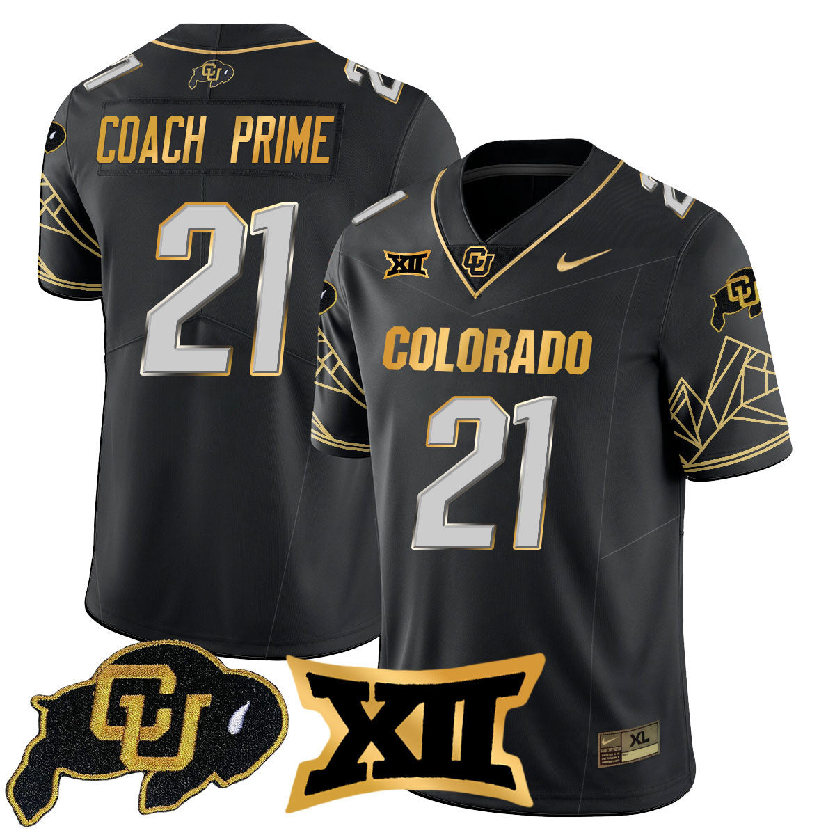 Women's Colorado Buffaloes 2024 Vapor Limited Gold Jersey N3 - All Stitched - image 20