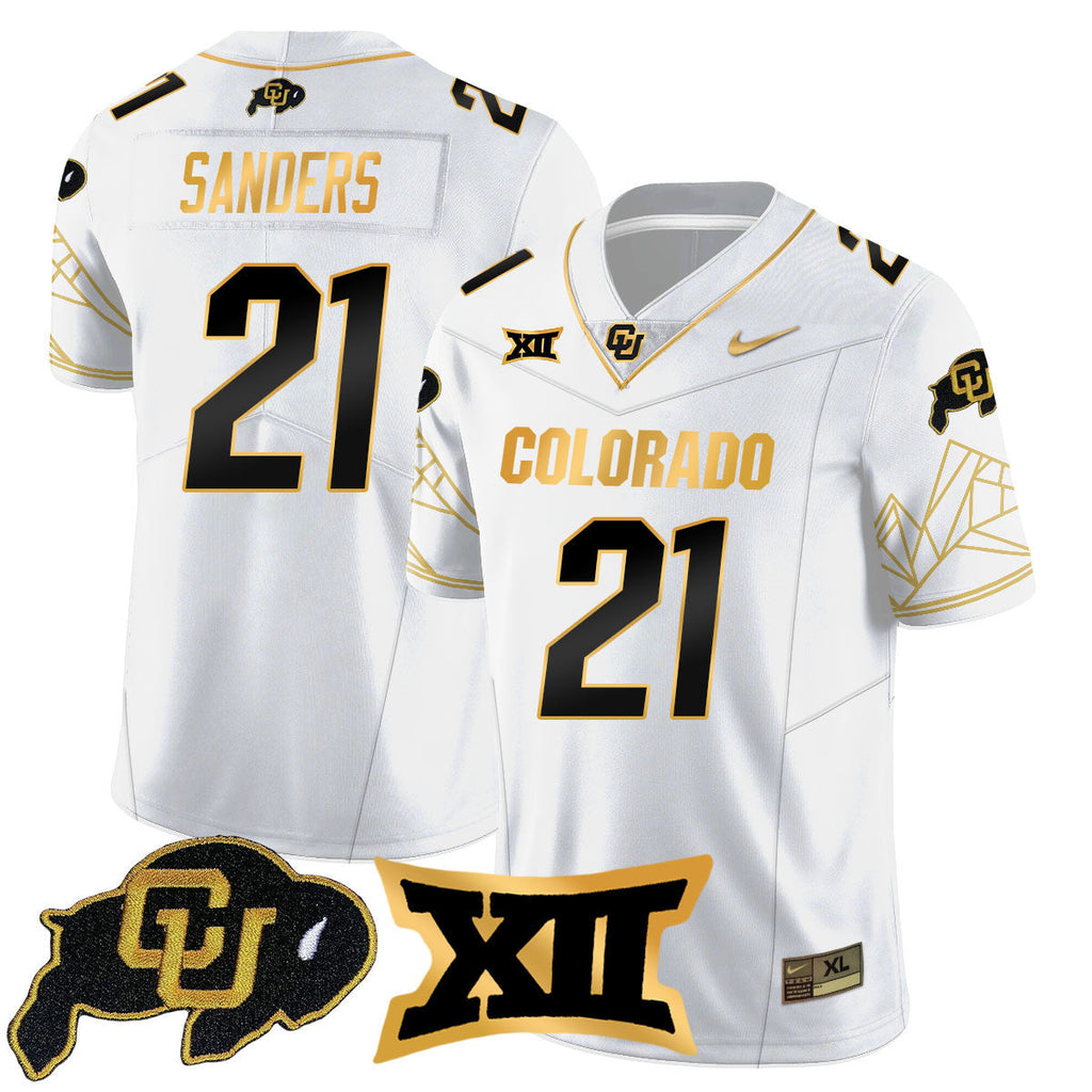 Women's Colorado Buffaloes 2024 Vapor Limited Gold Jersey N3 - All Stitched - image 30
