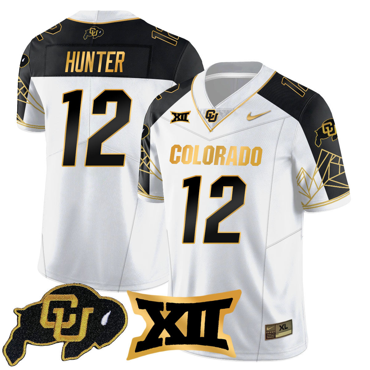Women's Colorado Buffaloes 2024 Vapor Limited Gold Jersey N3 - All Stitched - image 22