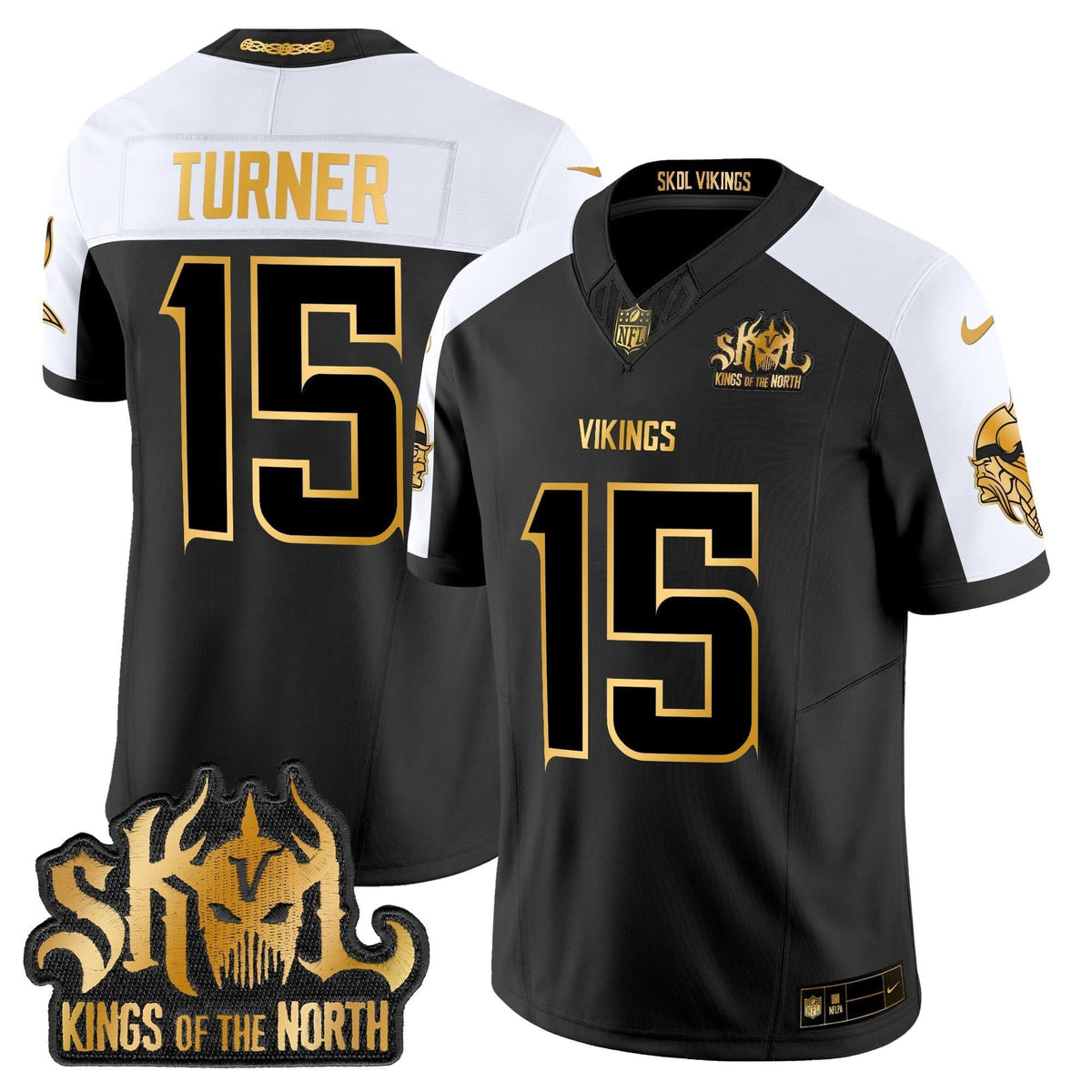MV 2024 Winter Warrior Skol Patch Gold Vapor Limited Jersey - image 27