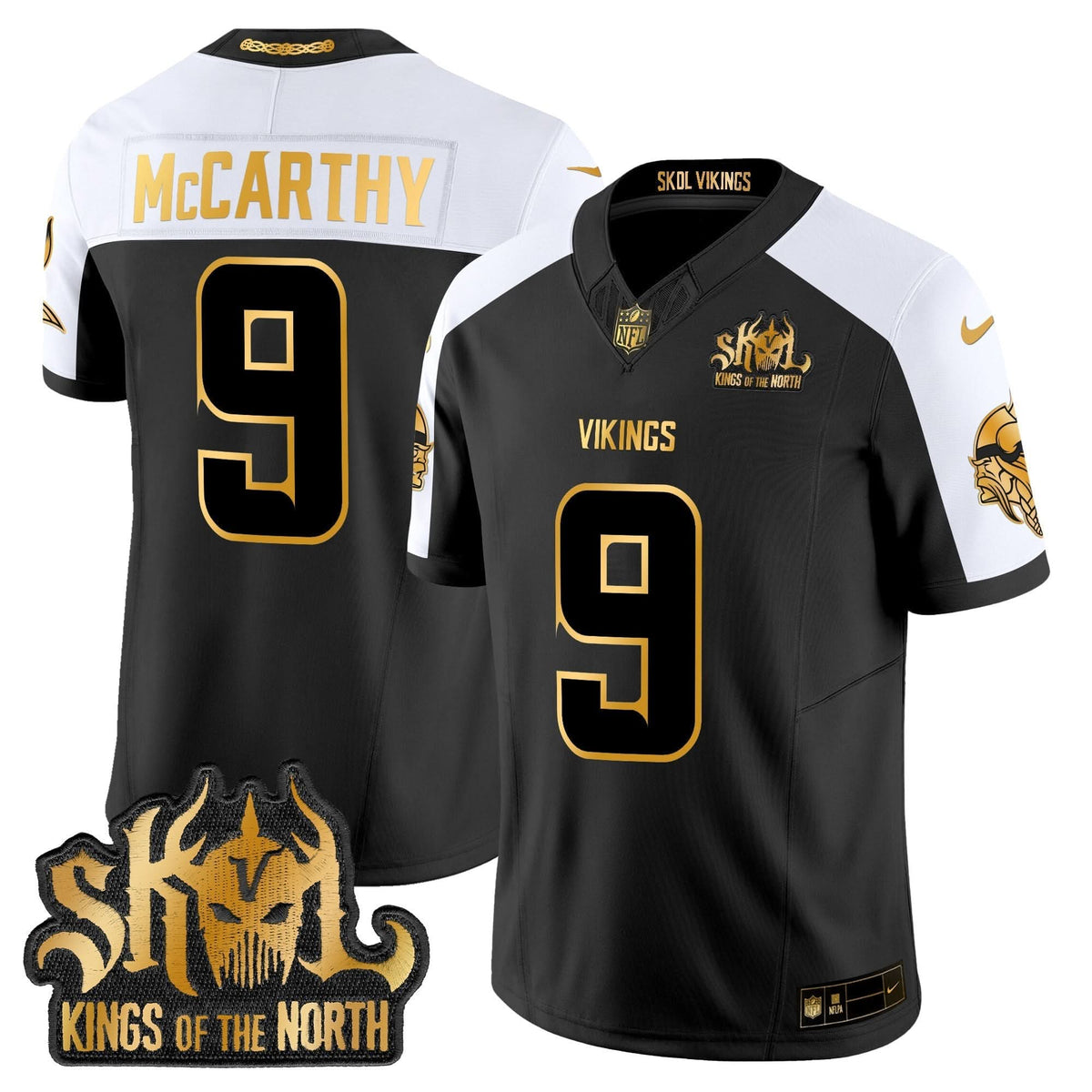 MV 2024 Winter Warrior Skol Patch Gold Vapor Limited Jersey - image 26
