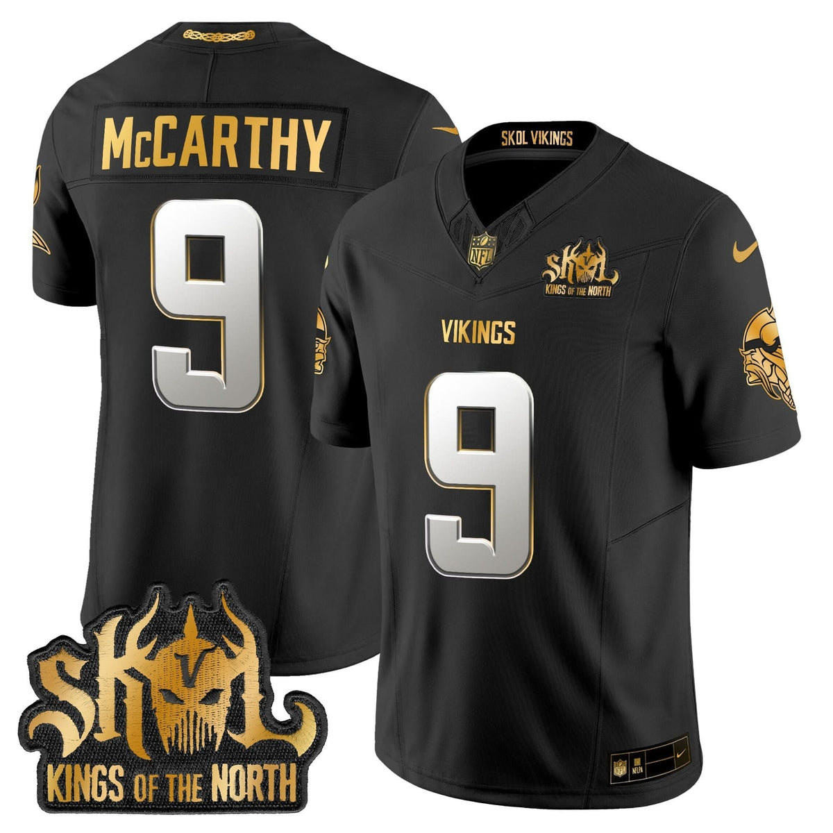 MV 2024 Winter Warrior Skol Patch Gold Vapor Limited Jersey - image 18