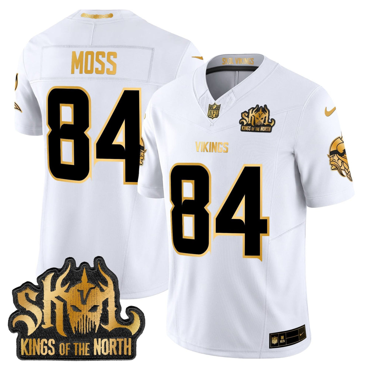 MV 2024 Winter Warrior Skol Patch Gold Vapor Limited Jersey - image 8