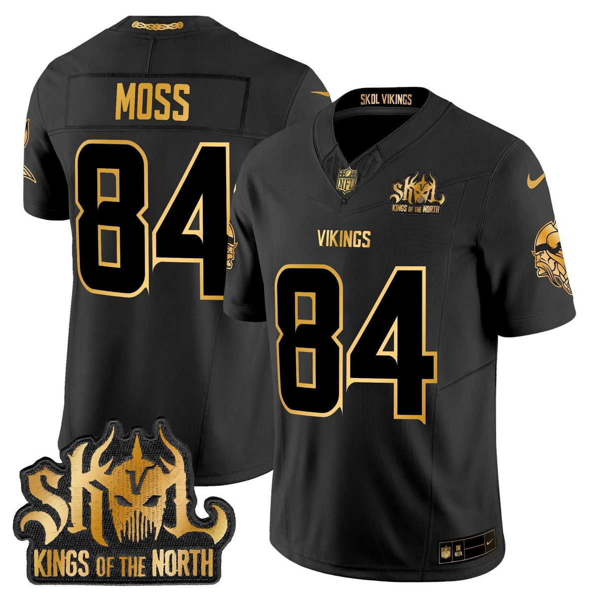 MV 2024 Winter Warrior Skol Patch Gold Vapor Limited Jersey - image 16