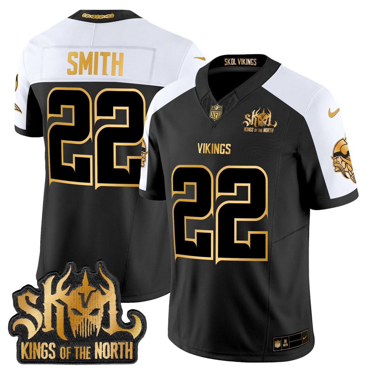 MV 2024 Winter Warrior Skol Patch Gold Vapor Limited Jersey - image 30
