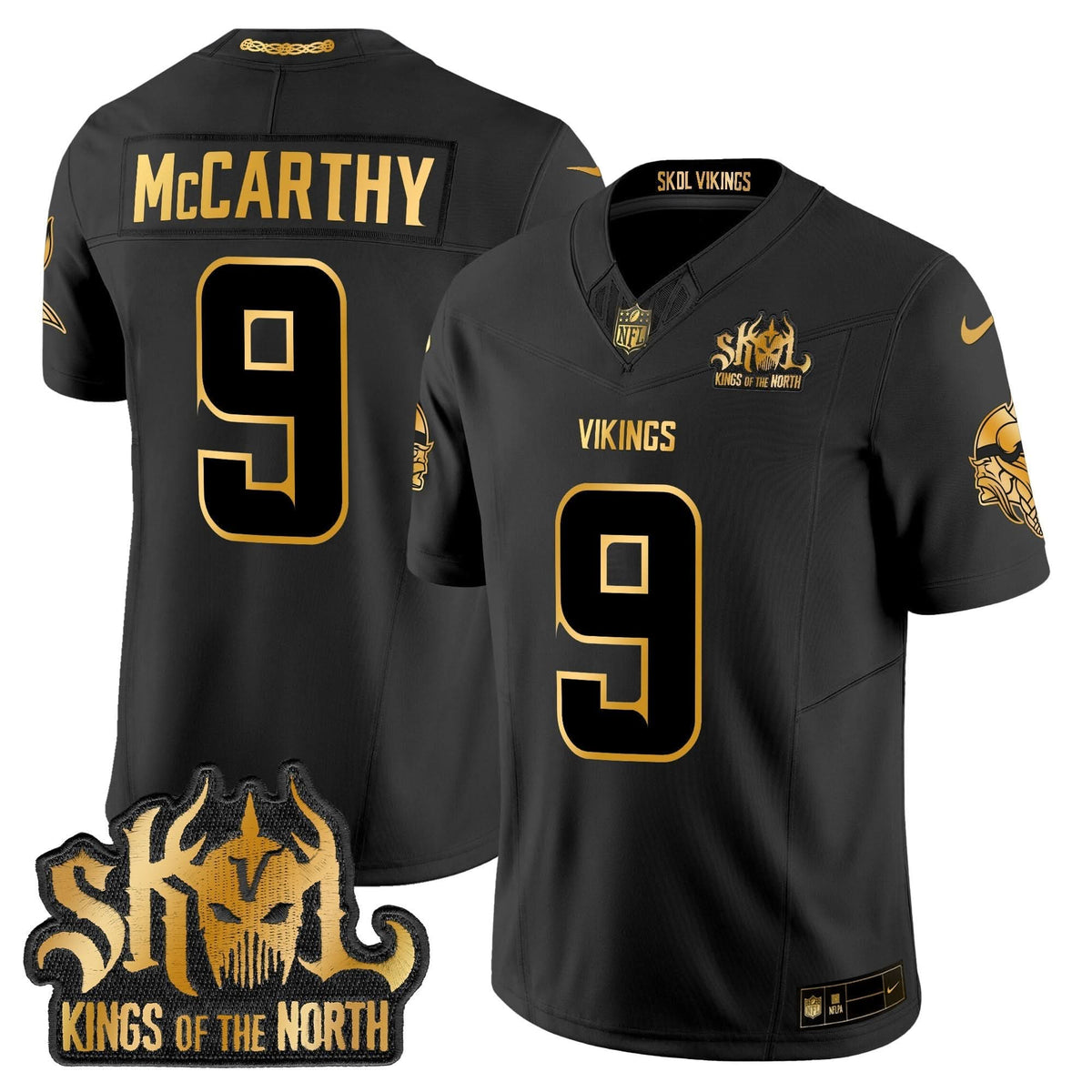 MV 2024 Winter Warrior Skol Patch Gold Vapor Limited Jersey - image 10
