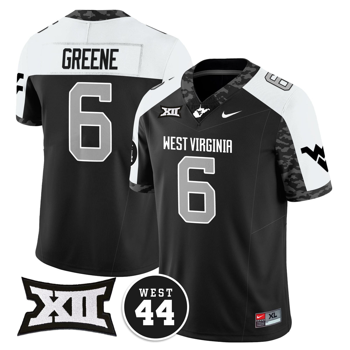 Women's West Virginia Mountaineers 2024 Vapor Limited Jersey - All Stitched - Honor Jerry West - image 6