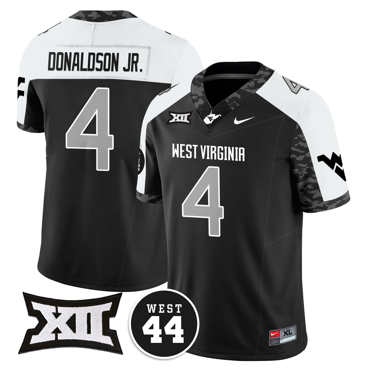 Women's West Virginia Mountaineers 2024 Vapor Limited Jersey - All Stitched - Honor Jerry West - image 8