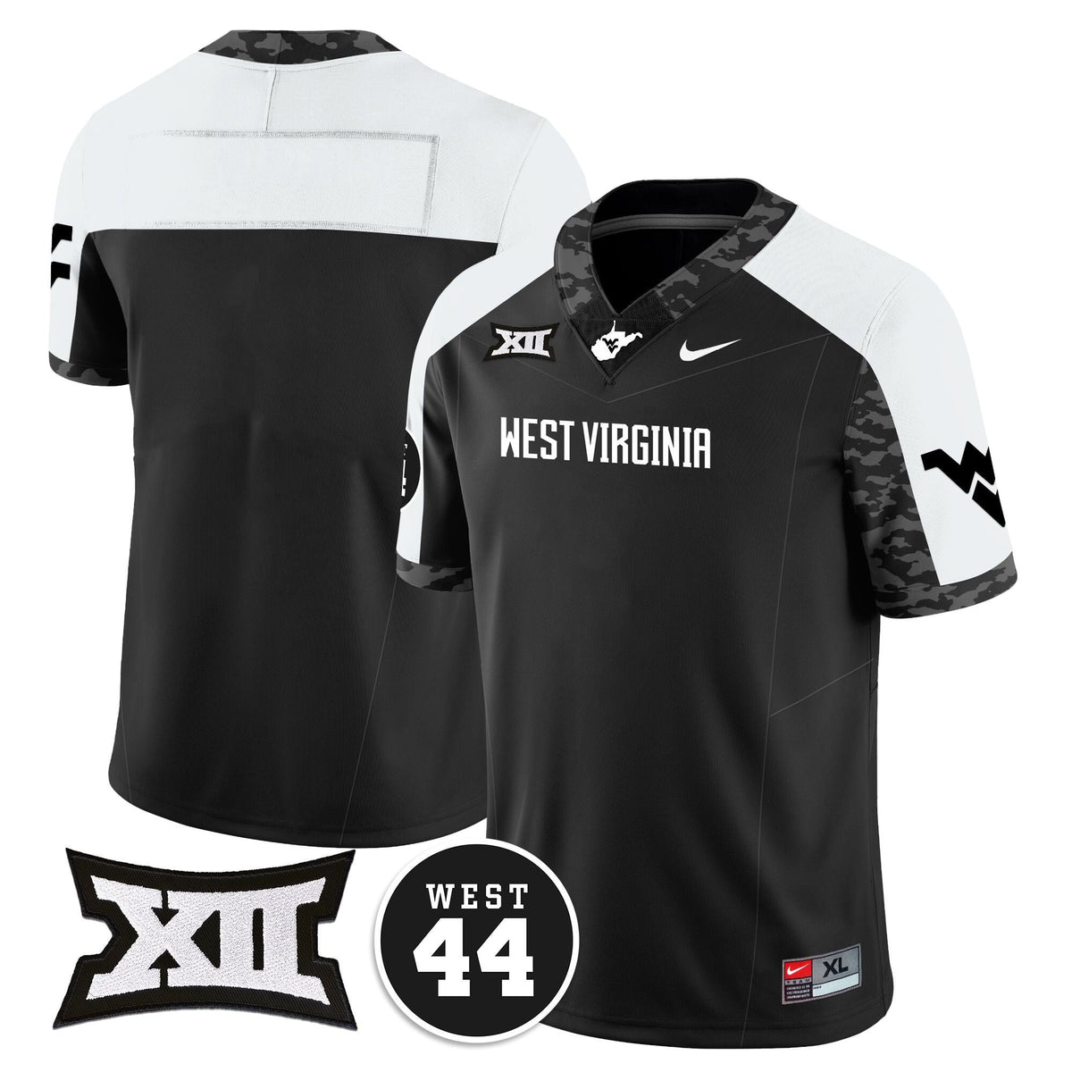 Women's West Virginia Mountaineers 2024 Vapor Limited Jersey - All Stitched - Honor Jerry West - image 10