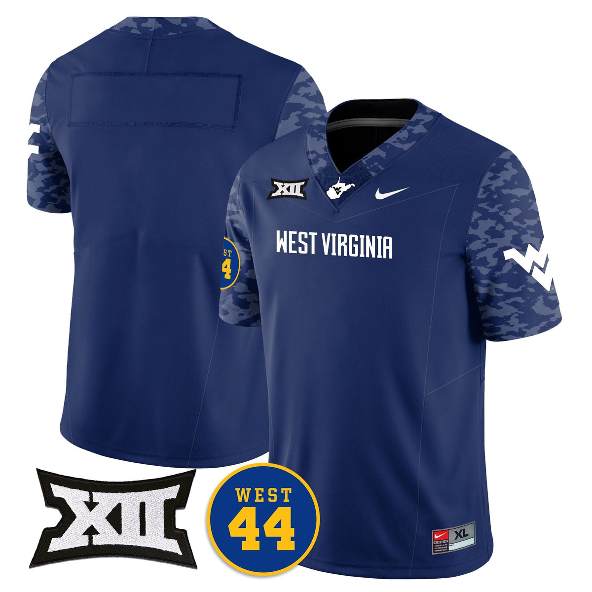 Women's West Virginia Mountaineers 2024 Vapor Limited Jersey - All Stitched - Honor Jerry West - image 20