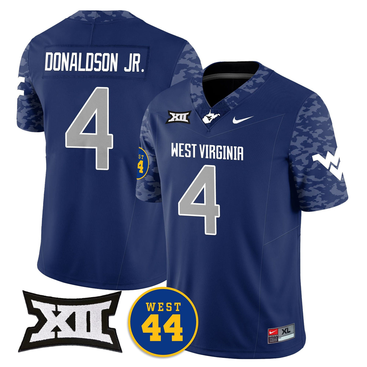 Women's West Virginia Mountaineers 2024 Vapor Limited Jersey - All Stitched - Honor Jerry West - image 18
