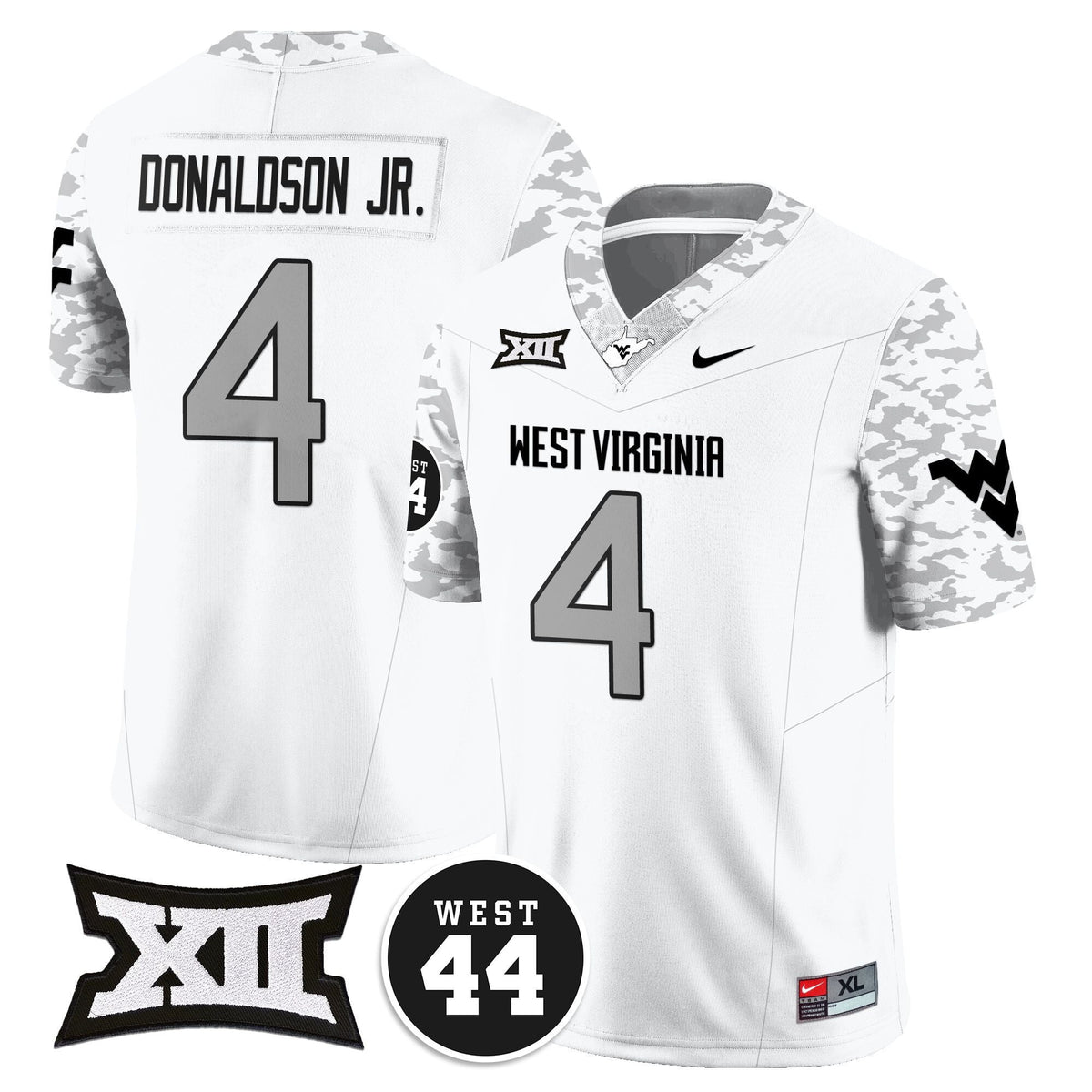 Women's West Virginia Mountaineers 2024 Vapor Limited Jersey - All Stitched - Honor Jerry West - image 23