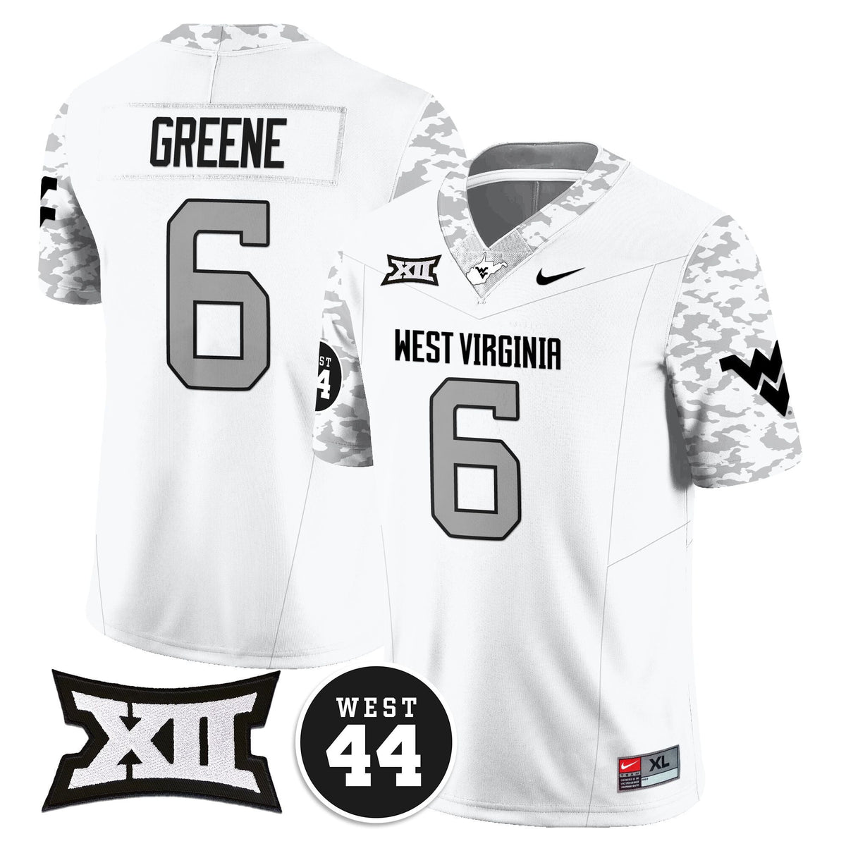 Women's West Virginia Mountaineers 2024 Vapor Limited Jersey - All Stitched - Honor Jerry West - image 21