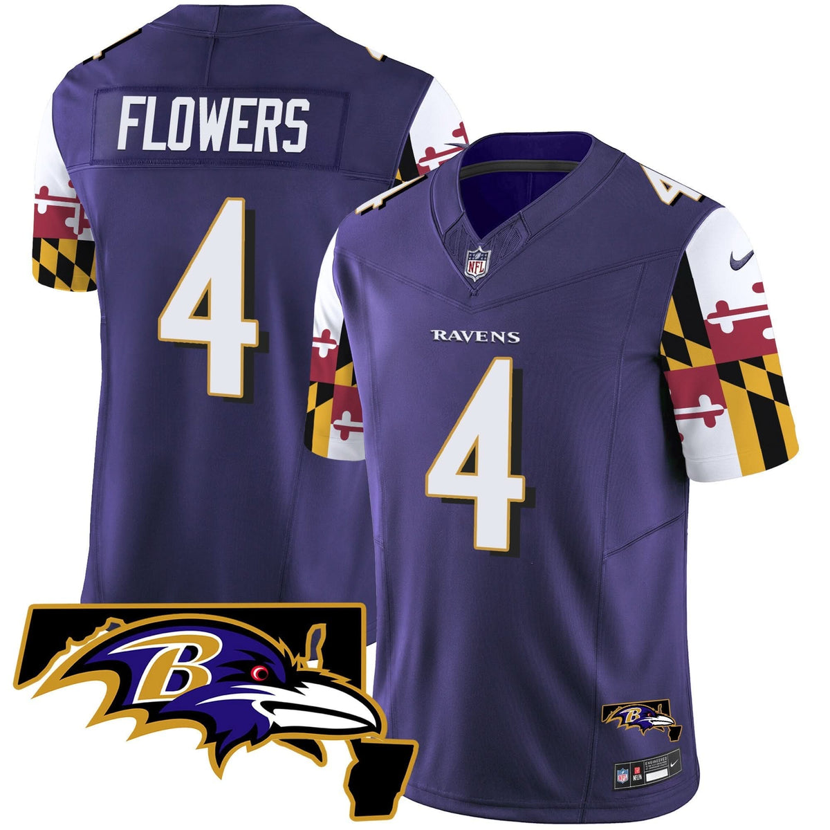 BAL Maryland Flag Vapor Limited Jersey V2 - image 7
