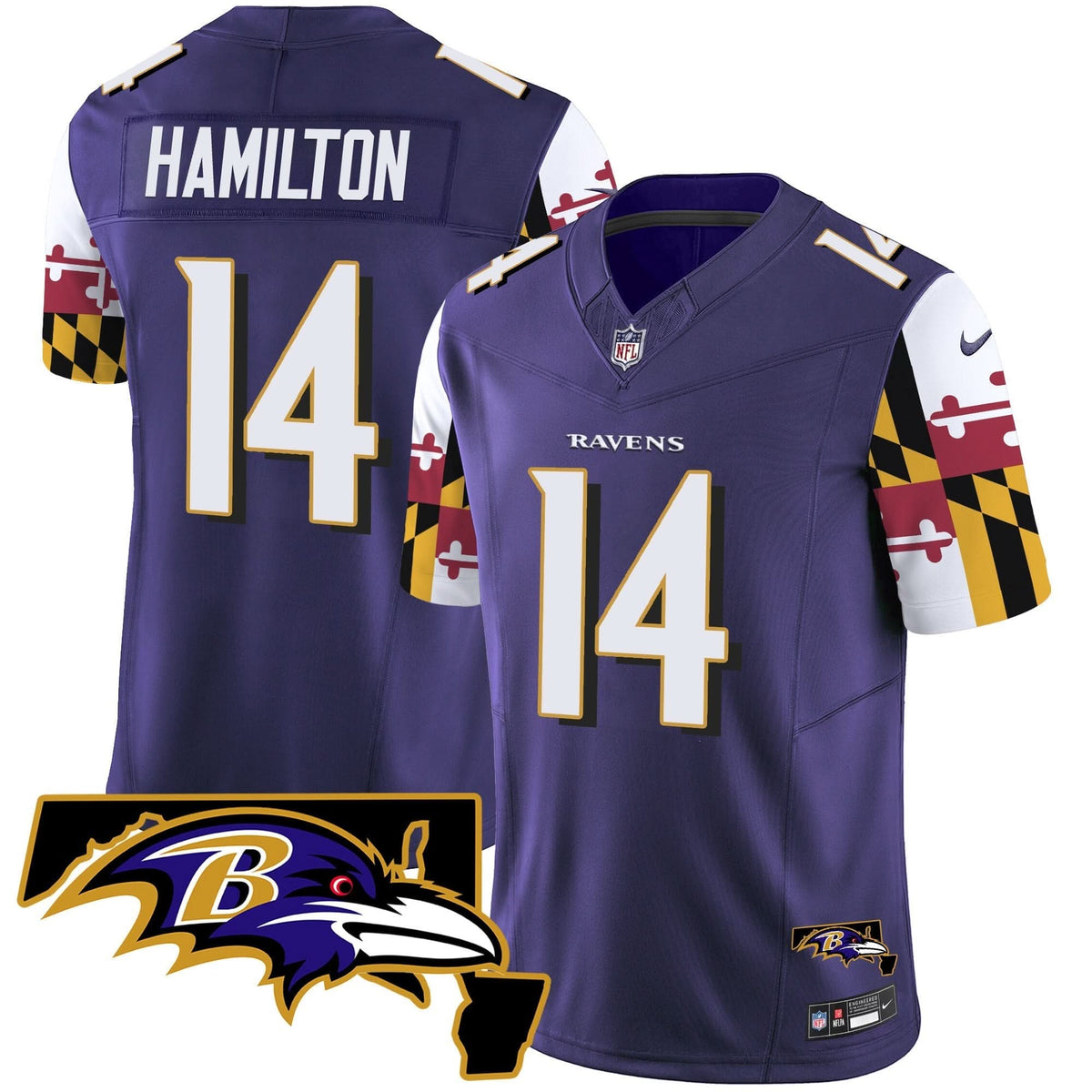BAL Maryland Flag Vapor Limited Jersey V2 - image 4
