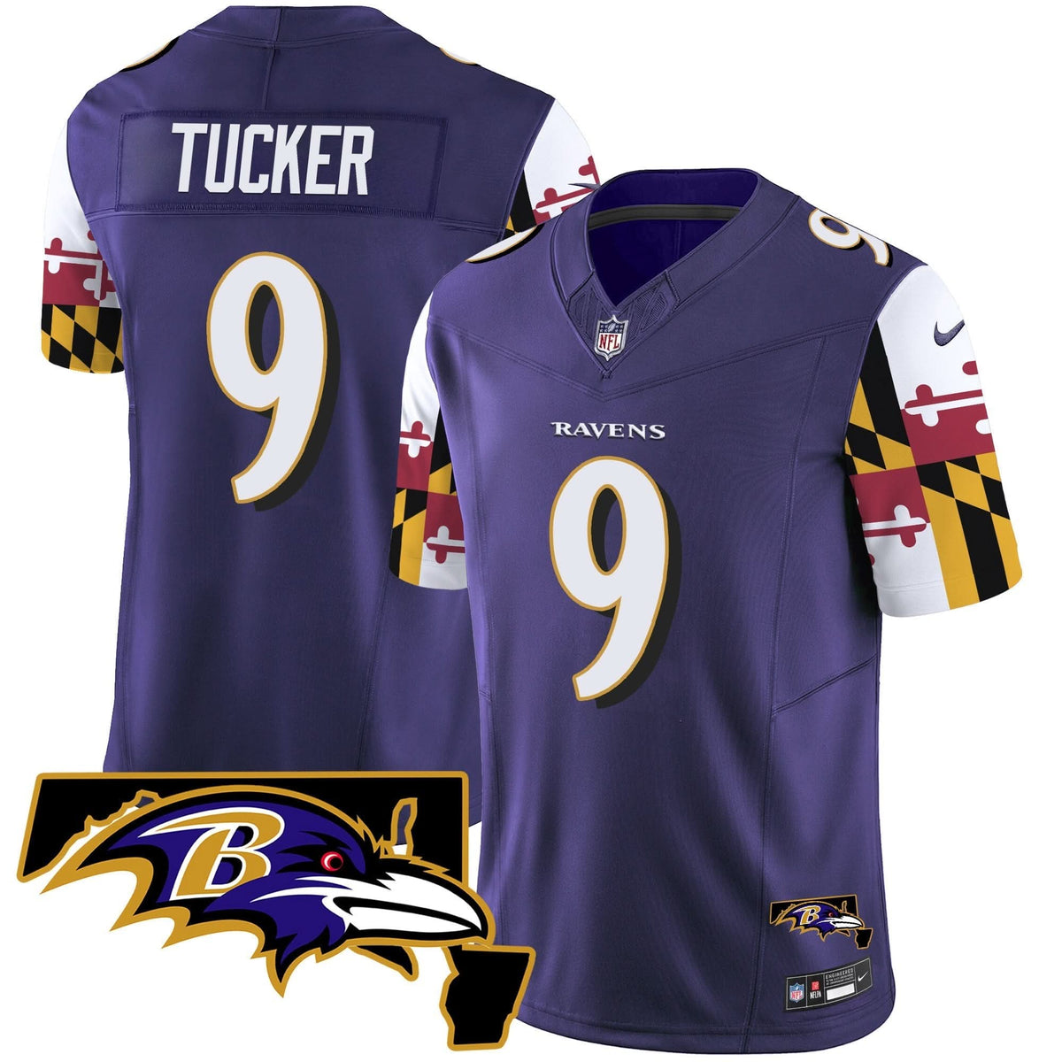 BAL Maryland Flag Vapor Limited Jersey V2 - image 3