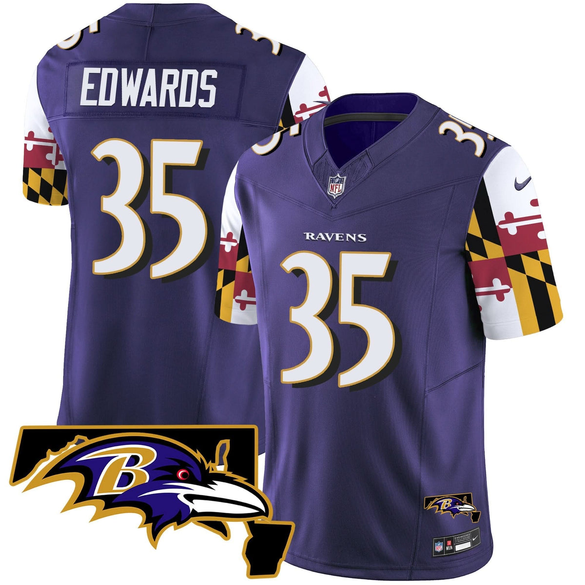 BAL Maryland Flag Vapor Limited Jersey V2 - image 8