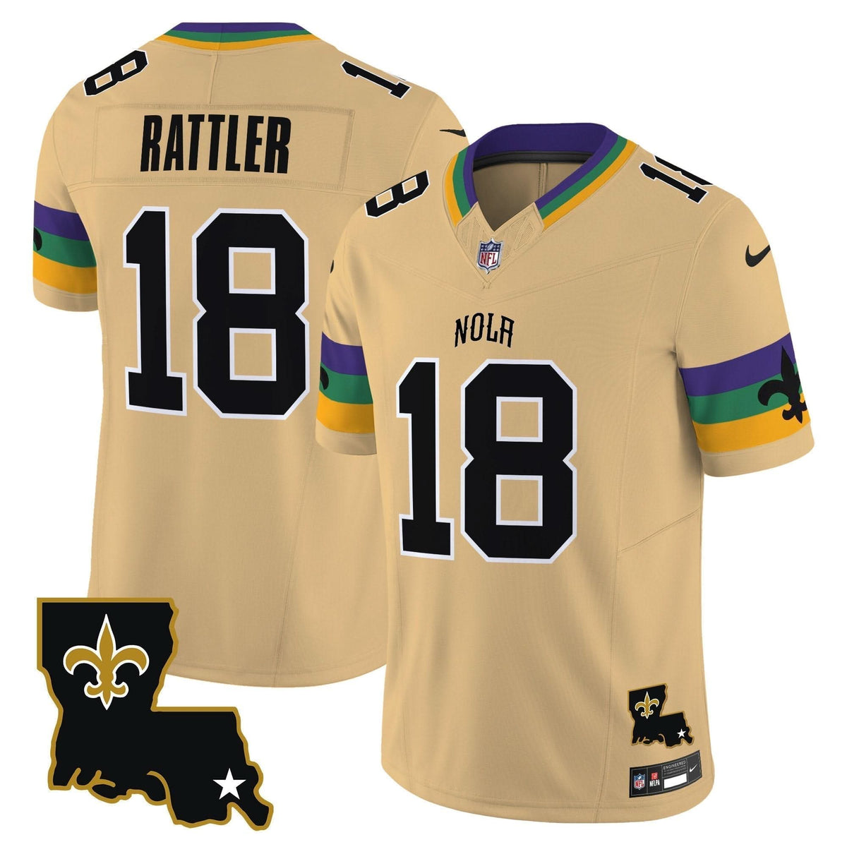 NO 2024 New Orleans City Vapor Limited Jersey - image 24
