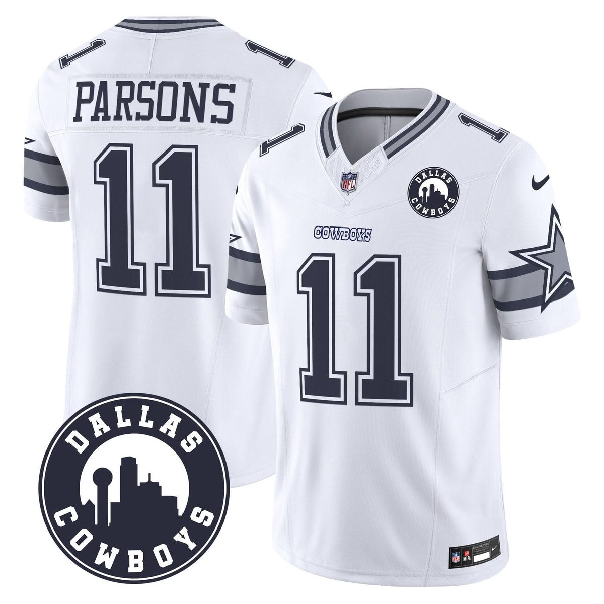 DAL "Dallas City" Patch Vapor Limited Jersey - image 15