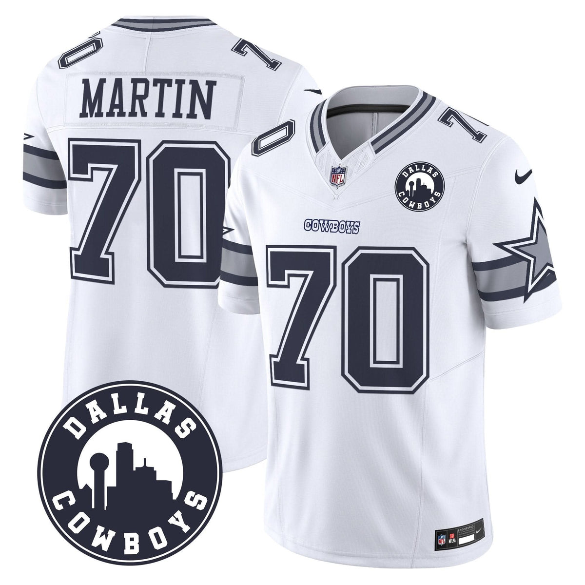 DAL "Dallas City" Patch Vapor Limited Jersey - image 21