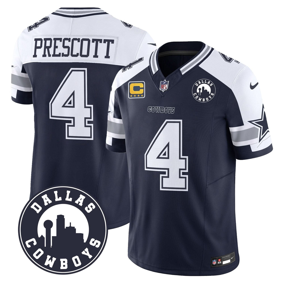 DAL "Dallas City" Patch Vapor Limited Jersey - image 23