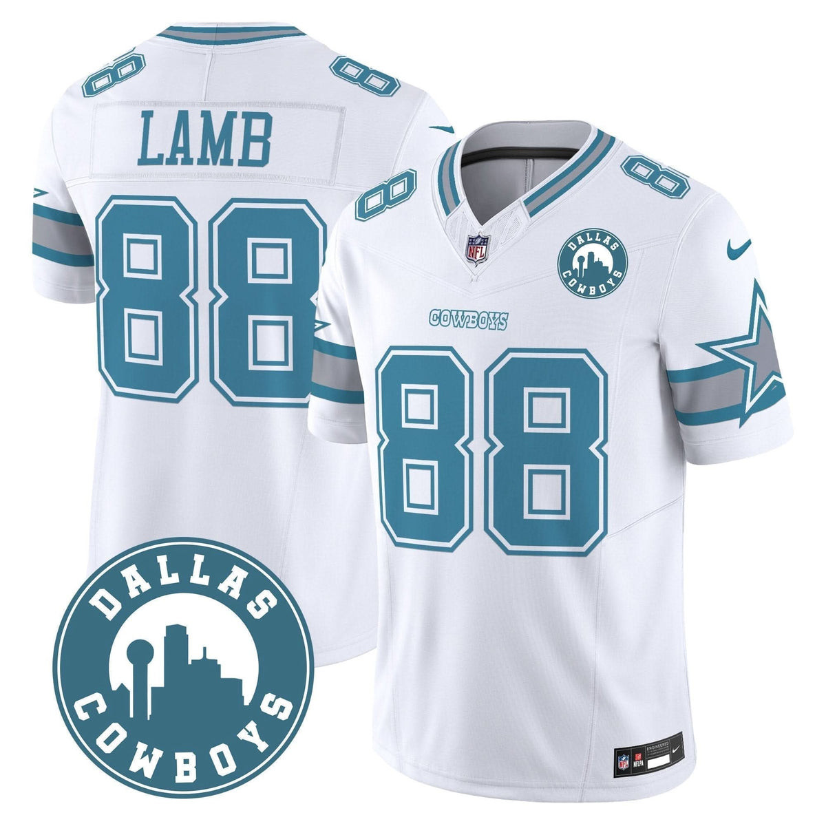 DAL "Dallas City" Patch Vapor Limited Jersey - image 31