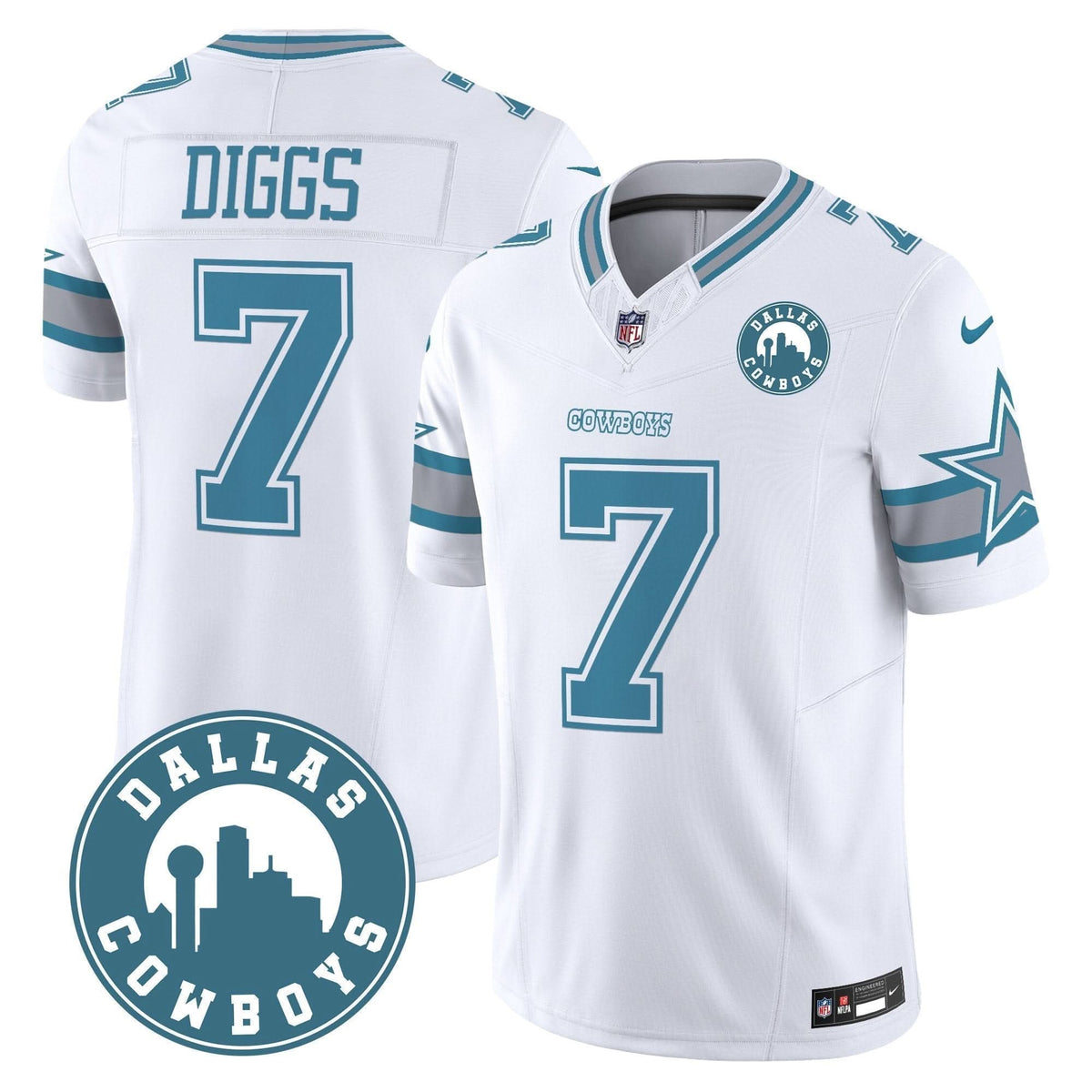 DAL "Dallas City" Patch Vapor Limited Jersey - image 32