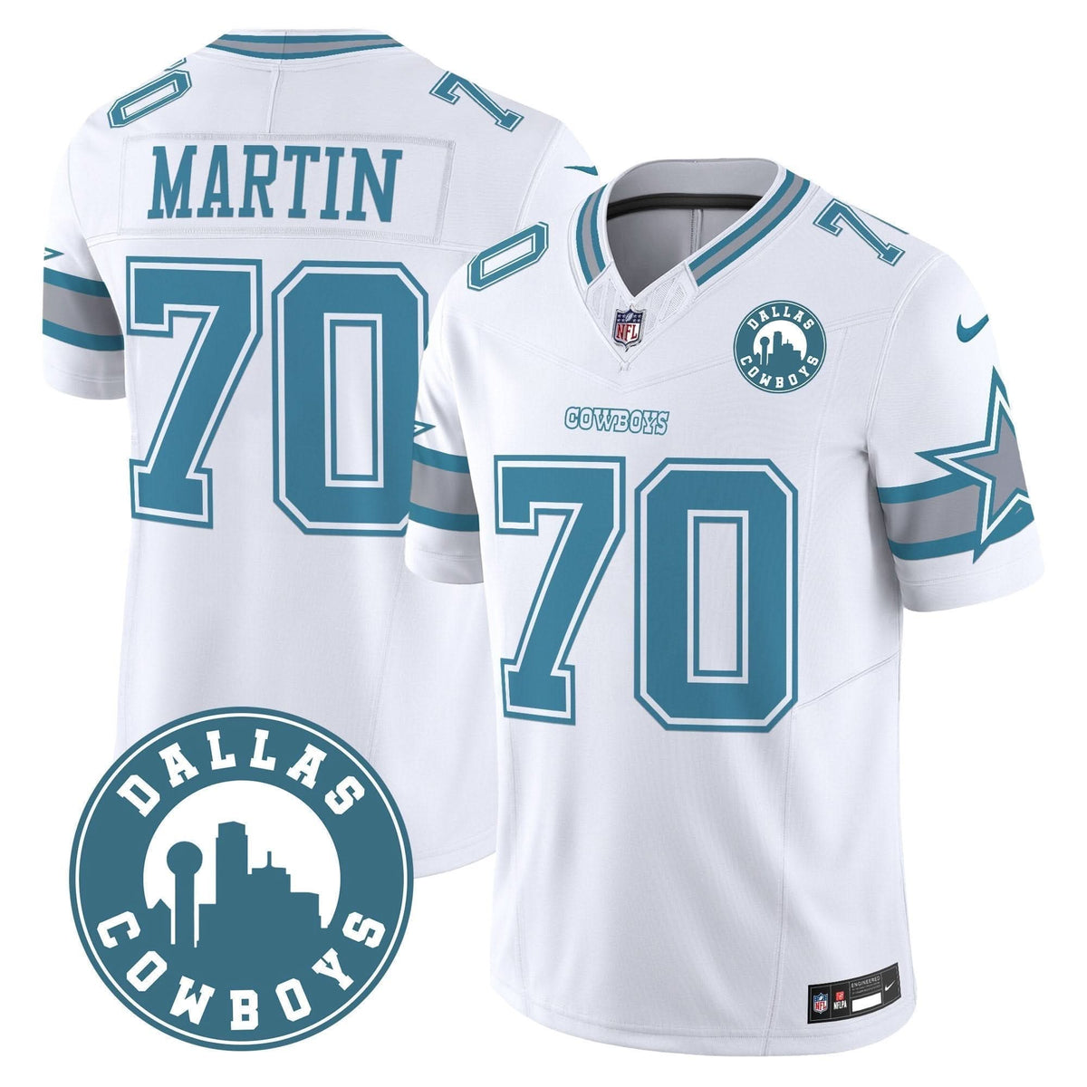 DAL "Dallas City" Patch Vapor Limited Jersey - image 35