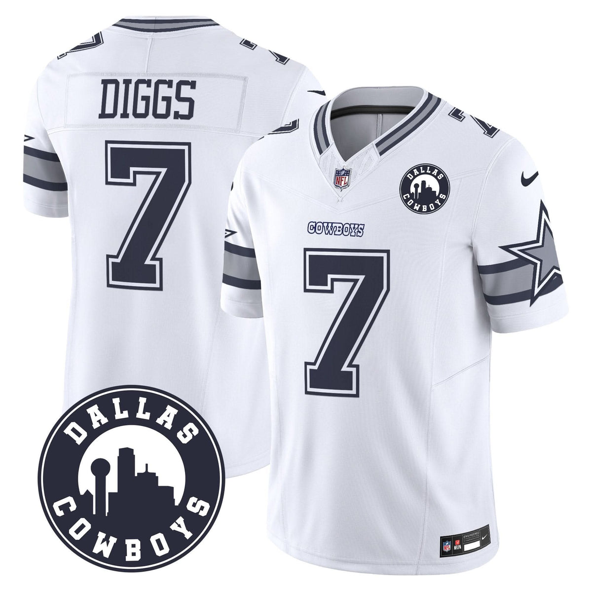 DAL "Dallas City" Patch Vapor Limited Jersey - image 18