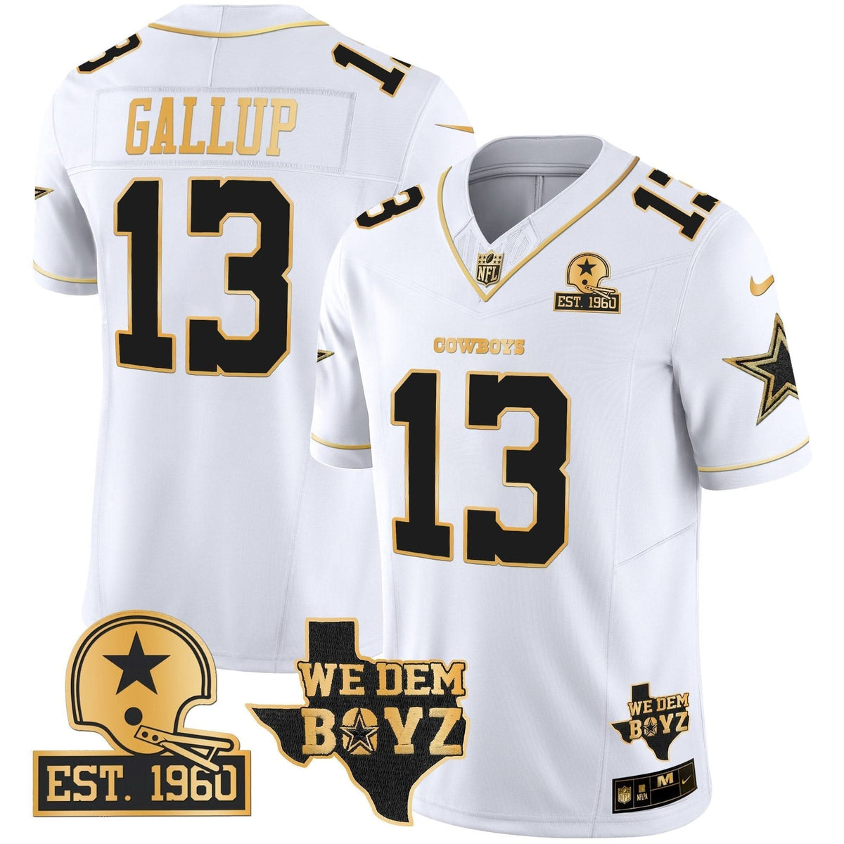 DAL Est. 1960 & We Dem Boyz Patch Gold Vapor Limited Jersey V2 - image 51