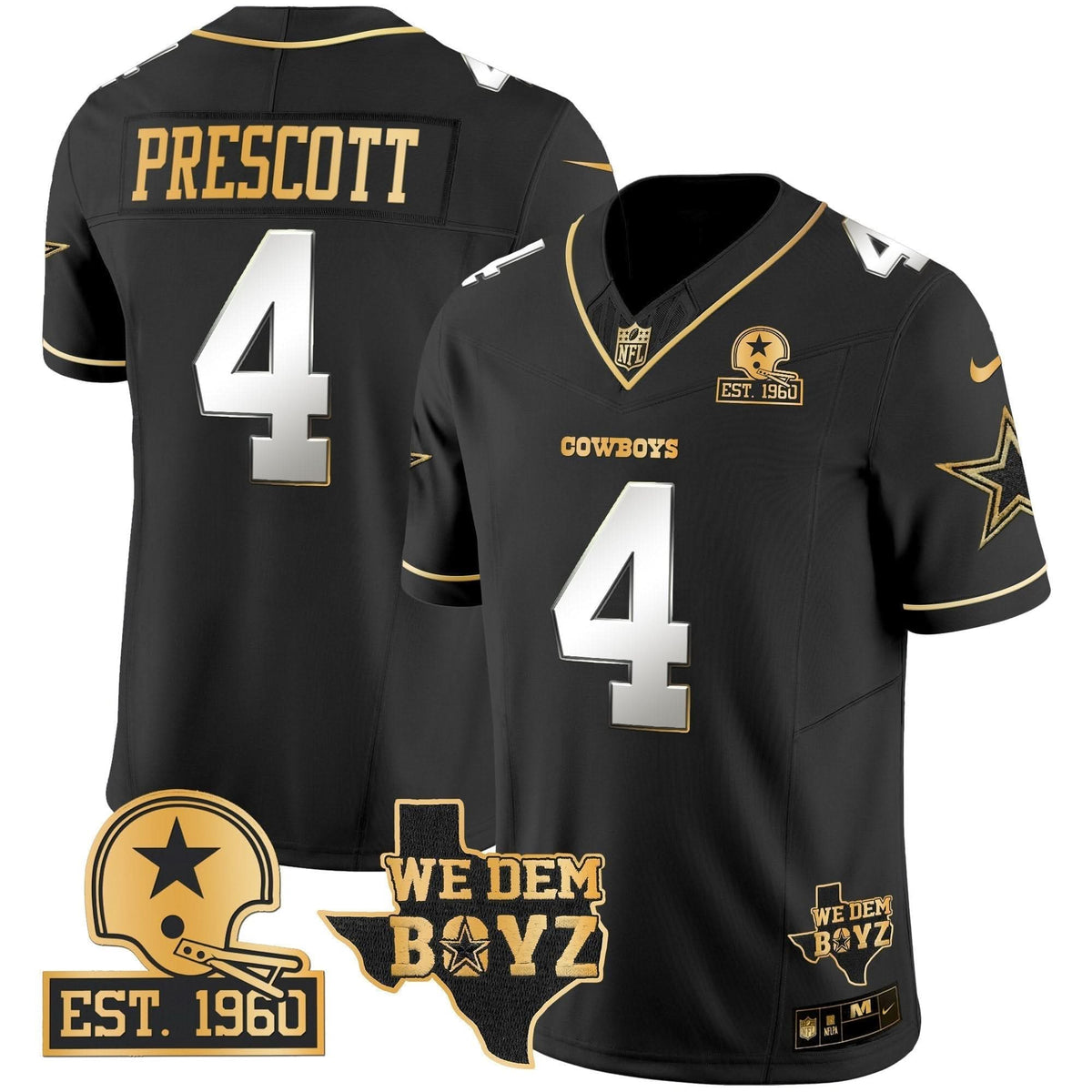 DAL Est. 1960 & We Dem Boyz Patch Gold Vapor Limited Jersey V2 - image 56