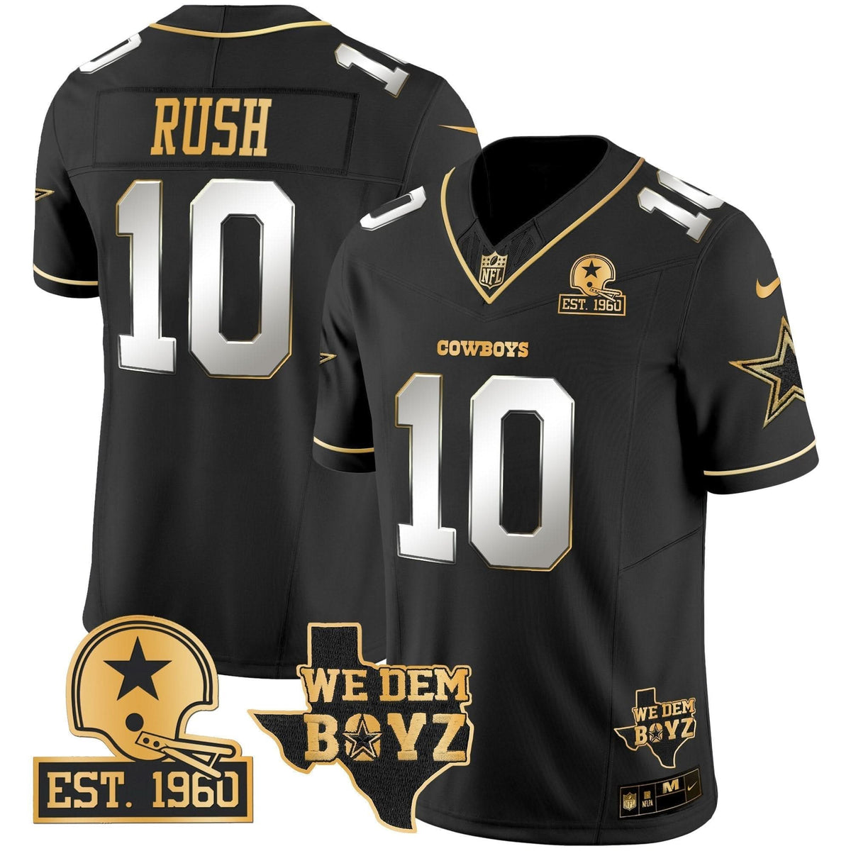 DAL Est. 1960 & We Dem Boyz Patch Gold Vapor Limited Jersey V2 - image 32