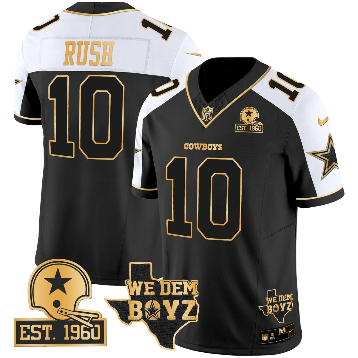 DAL Est. 1960 & We Dem Boyz Patch Gold Vapor Limited Jersey V2 - image 47