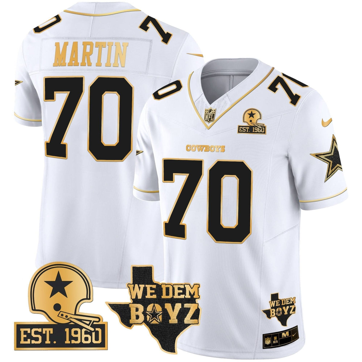 DAL Est. 1960 & We Dem Boyz Patch Gold Vapor Limited Jersey V2 - image 28