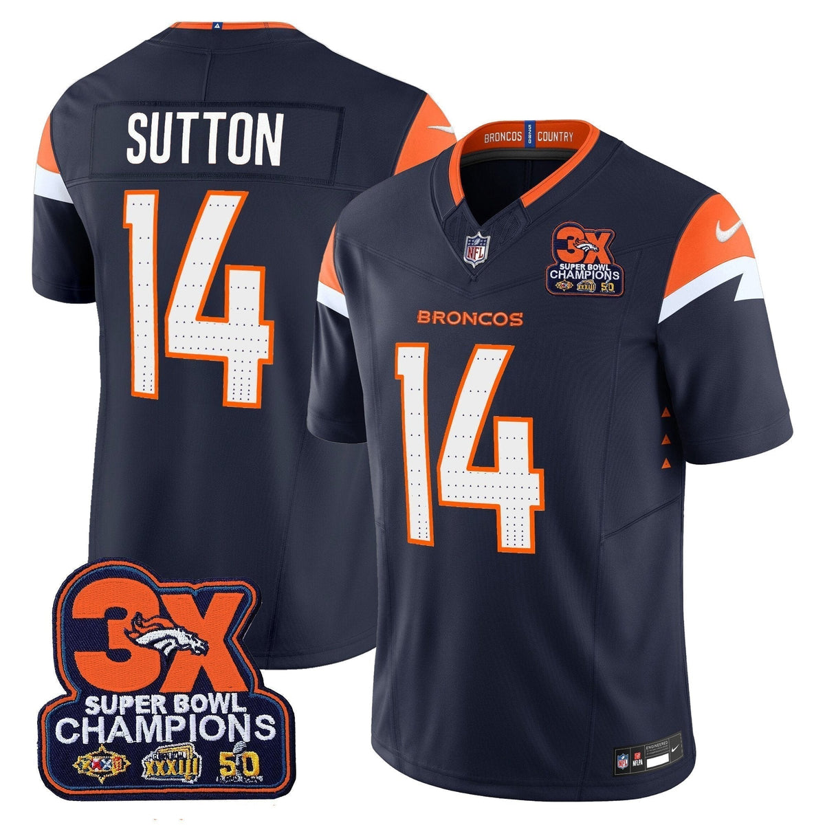 DEN 3-Time Champions Patch Vapor Limited Jersey - image 17