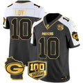 GB 100th Season & Home Patch Gold Vapor Limited Jersey - image 1
