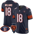 CHI Illinois & Dick Butkus Patch Vapor Limited Jersey - image 1