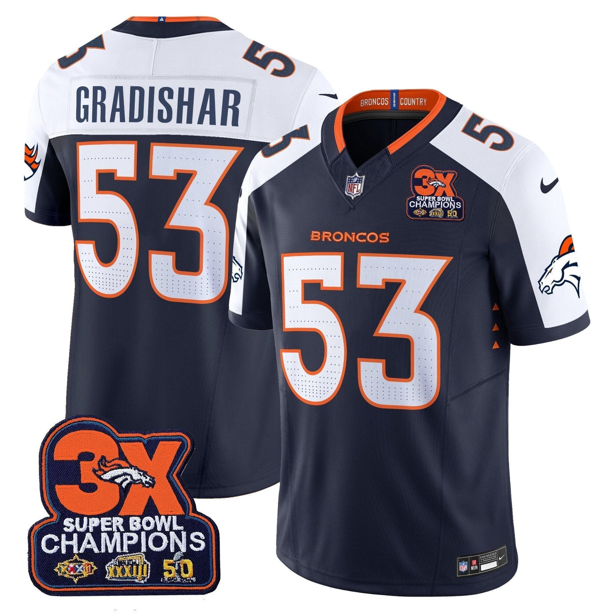 DEN 3-Time Champions Patch Vapor Limited Jersey - image 35