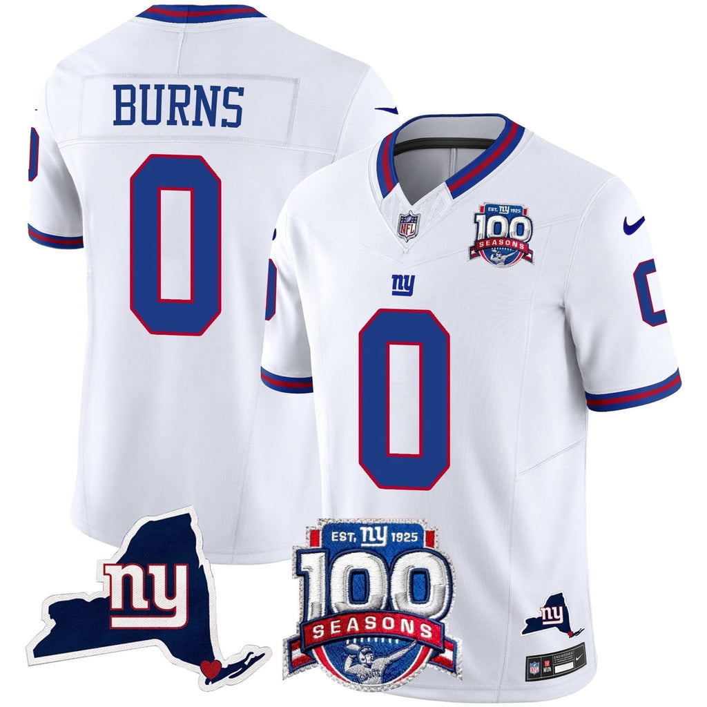 NYG 100th Season & State Patch Vapor Limited Jersey - image 33