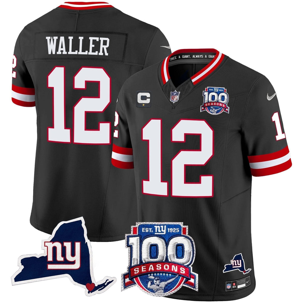 NYG 100th Season & State Patch Vapor Limited Jersey - image 52