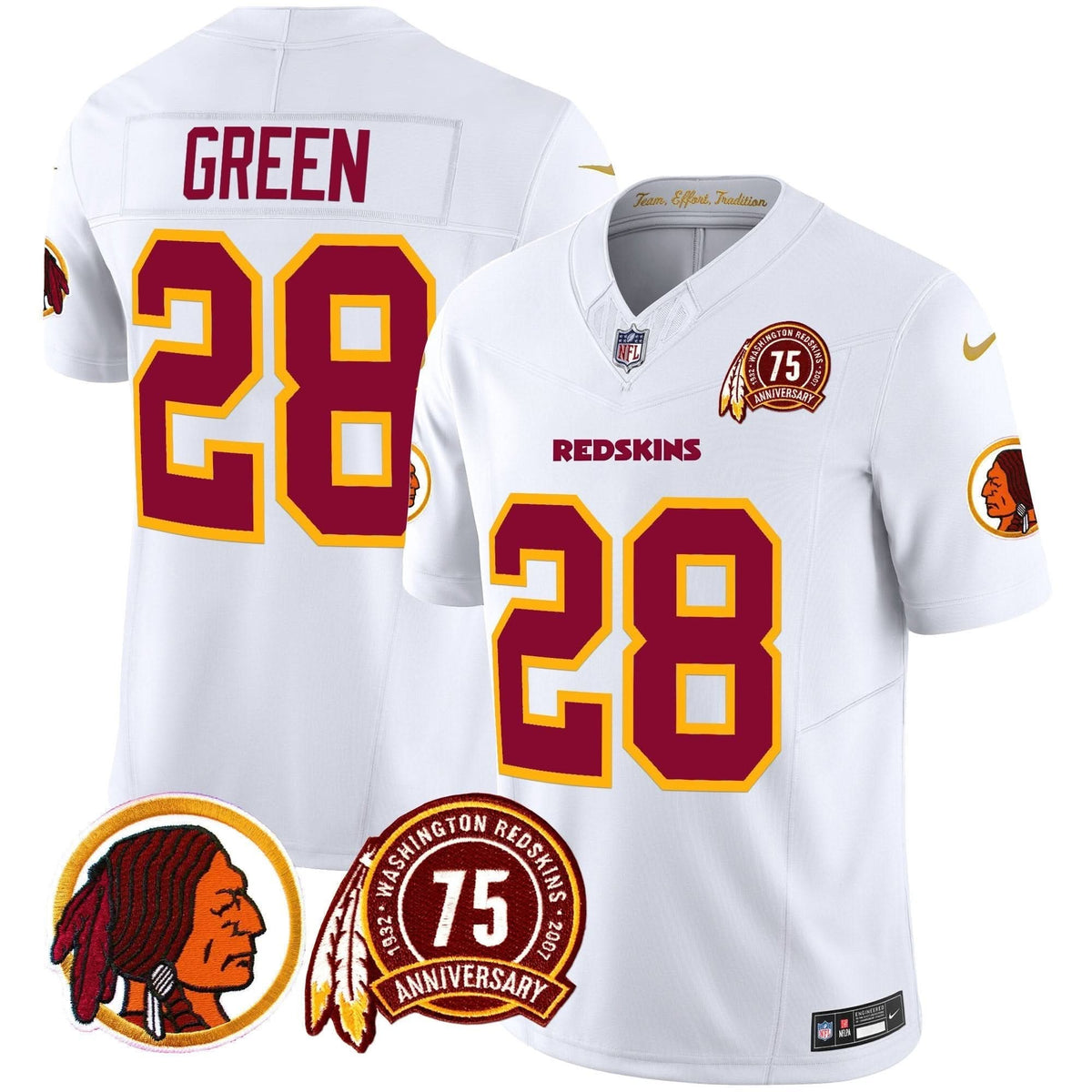 WR 75th Patch Throwback Vapor Limited Jersey - image 23