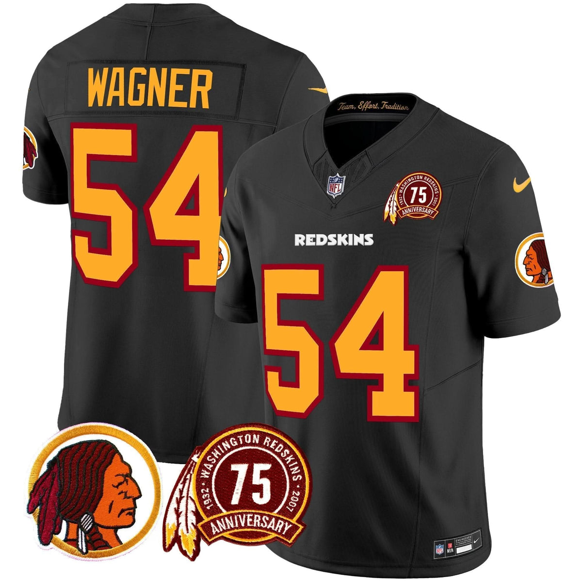 WR 75th Patch Throwback Vapor Limited Jersey - image 12