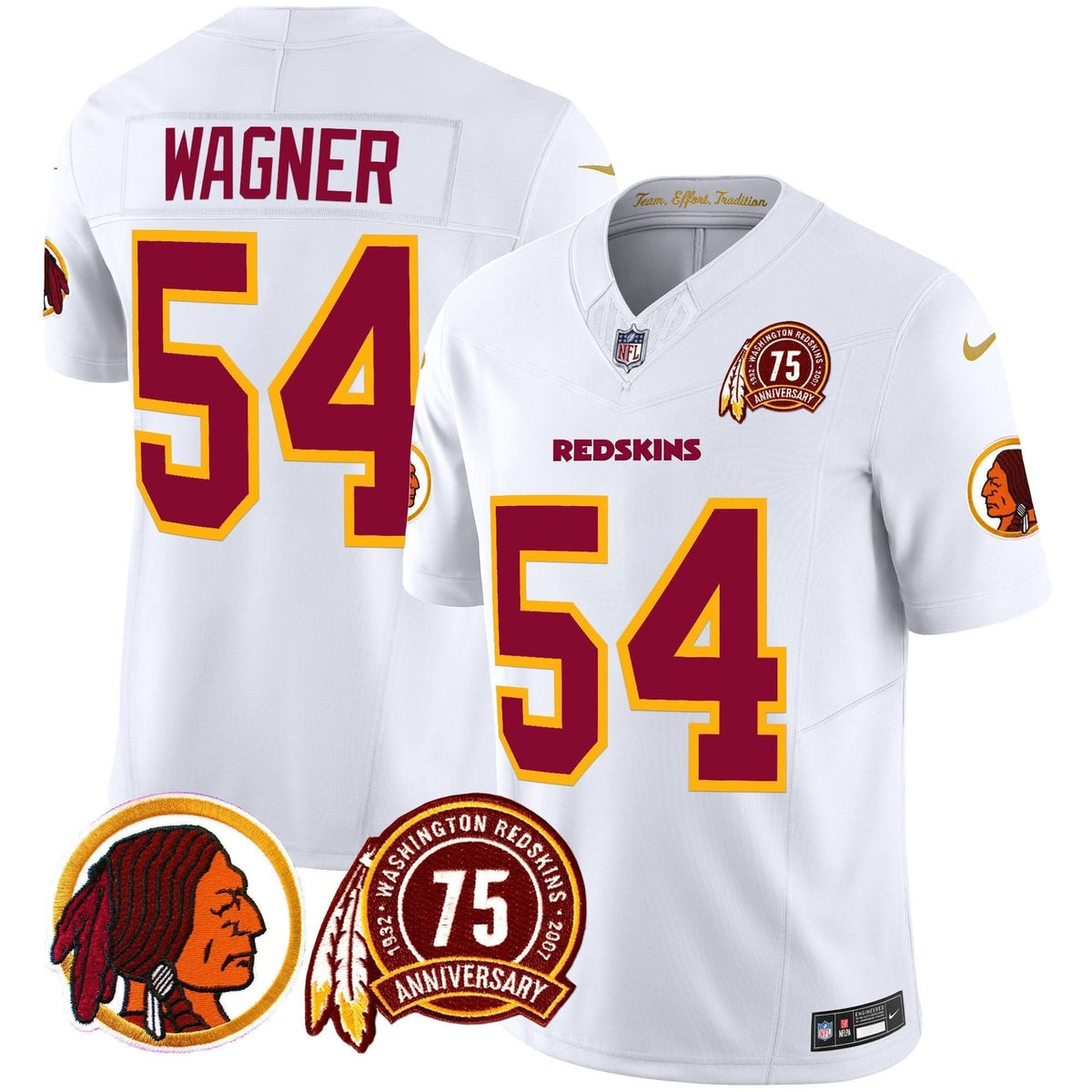 WR 75th Patch Throwback Vapor Limited Jersey - image 20
