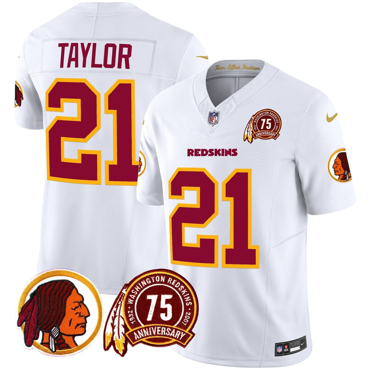 WR 75th Patch Throwback Vapor Limited Jersey - image 22